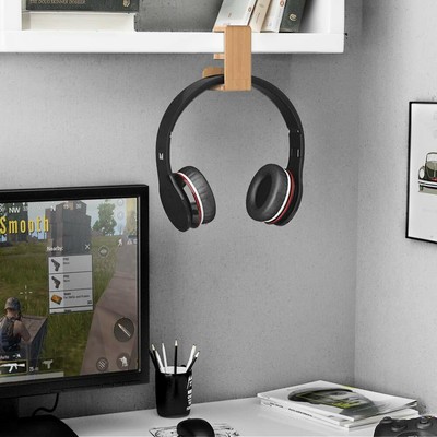 PC Gaming Headset Headphone Hook Holder Hanger Mount Headphones Stand with Ad...
