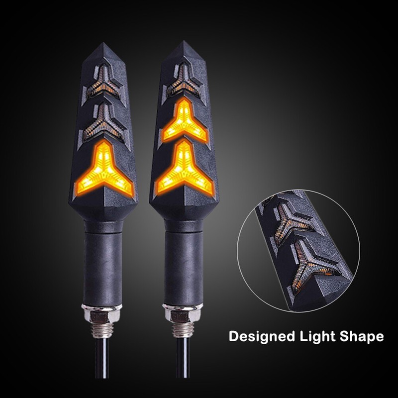 For Kawasaki Ninja 250R 500R 650 650R Motorcycle LED Turn Signals Flowing Lights