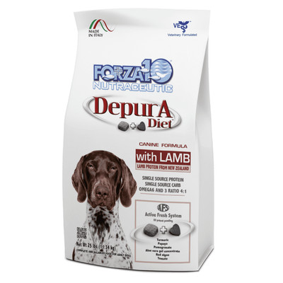 Forza10 Active Depura Diet Lamb Dry Dog Food 25 Lbs