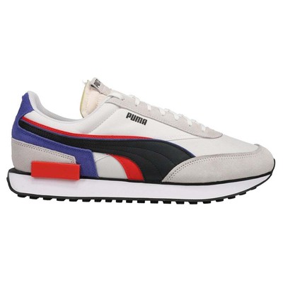 

Мужские кроссовки Puma Future Rider Double Lace Up Размер 13 M Повседневная обувь 380639-02, Белый, Puma Future Rider Double Lace Up