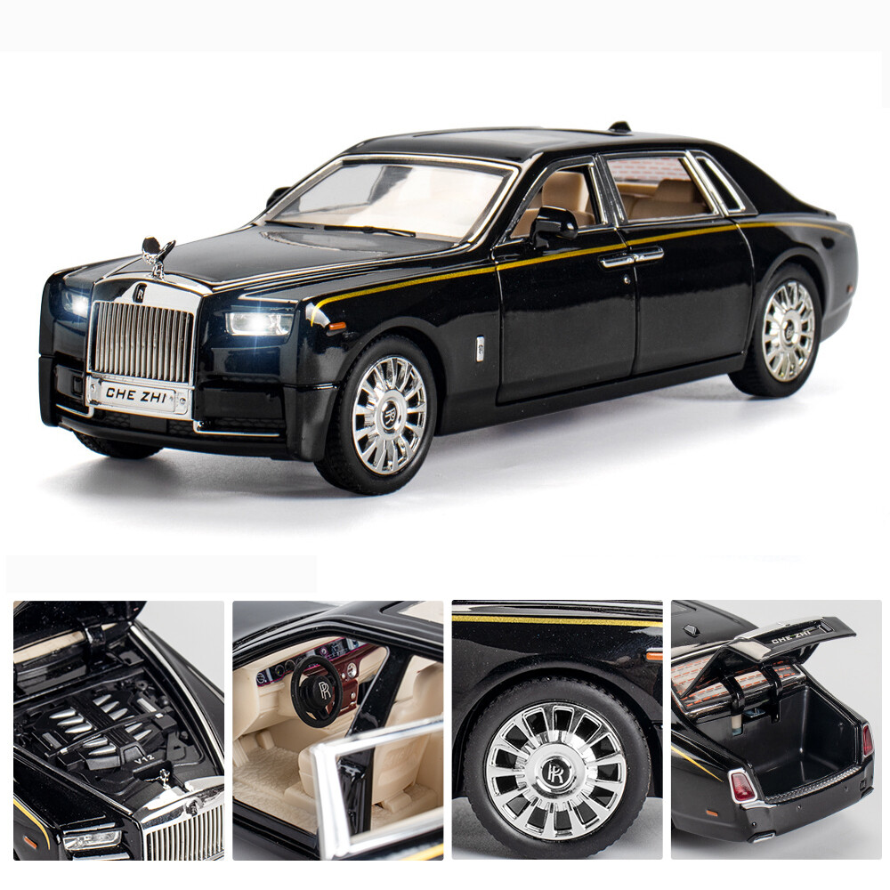 ロールスロイス 1/24 1:24 Rolls-Royce Phantom Limousine Diecast Model Car