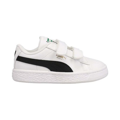 

Puma Basket Classic Xxi Slip On Toddler Boys Белые кроссовки Повседневная обувь 380572, Белый, Puma Basket Classic Xxi Slip On Toddler