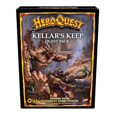Avalon Hill HeroQuest Kellar's Keep Expansion Pack Dungeon Crawler Board Game