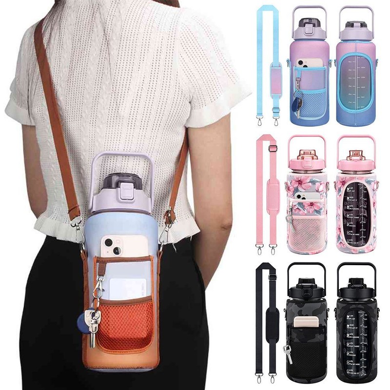 Cellphone Holder Strap Cup Sleeve Insulated Bag Water Bottle Cover Bottle Case