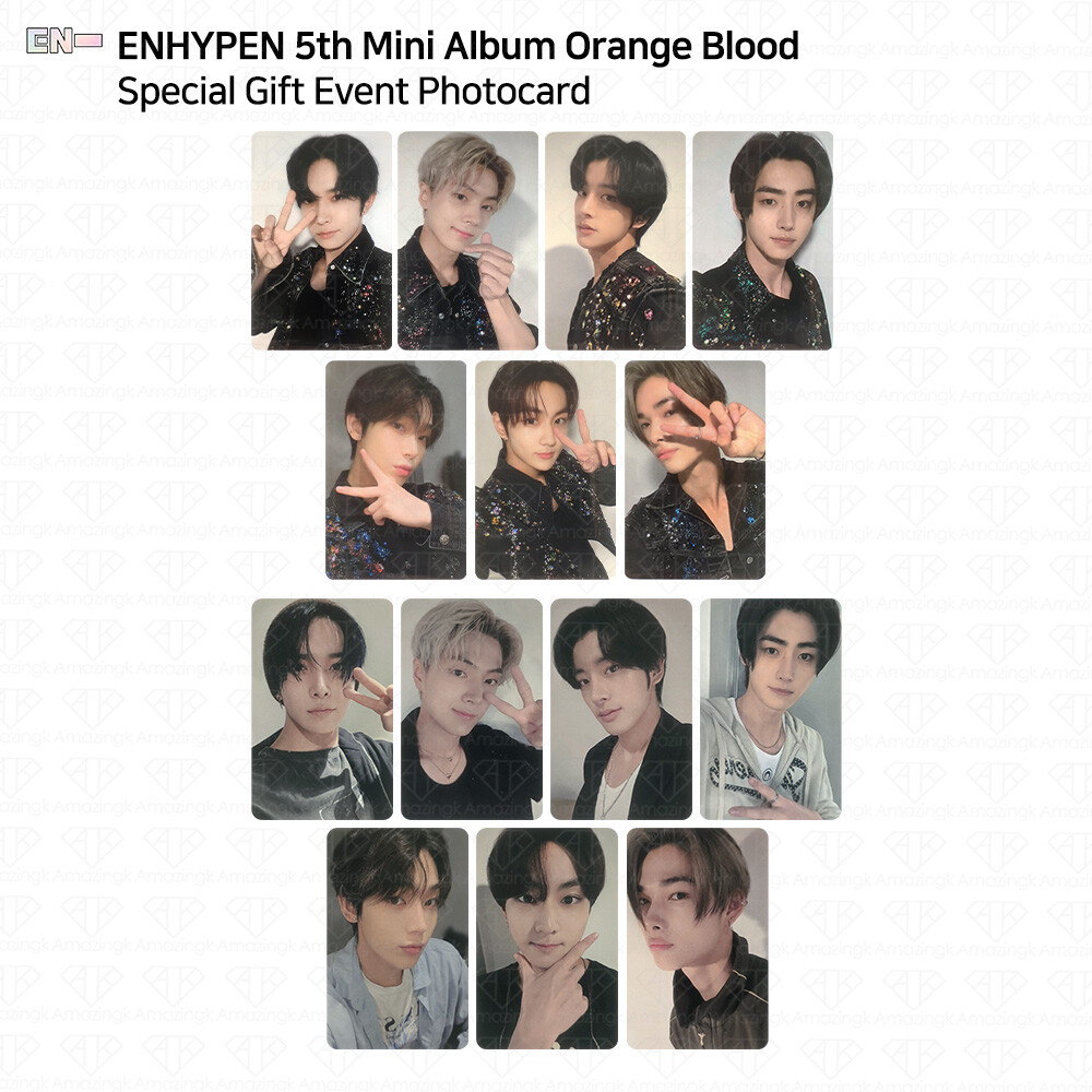 ENHYPEN ORANGE BLOOD パワステ ジェイ In Stock [JAY inclusions] ENHYPEN [ORANGE BLOOD] Weverse