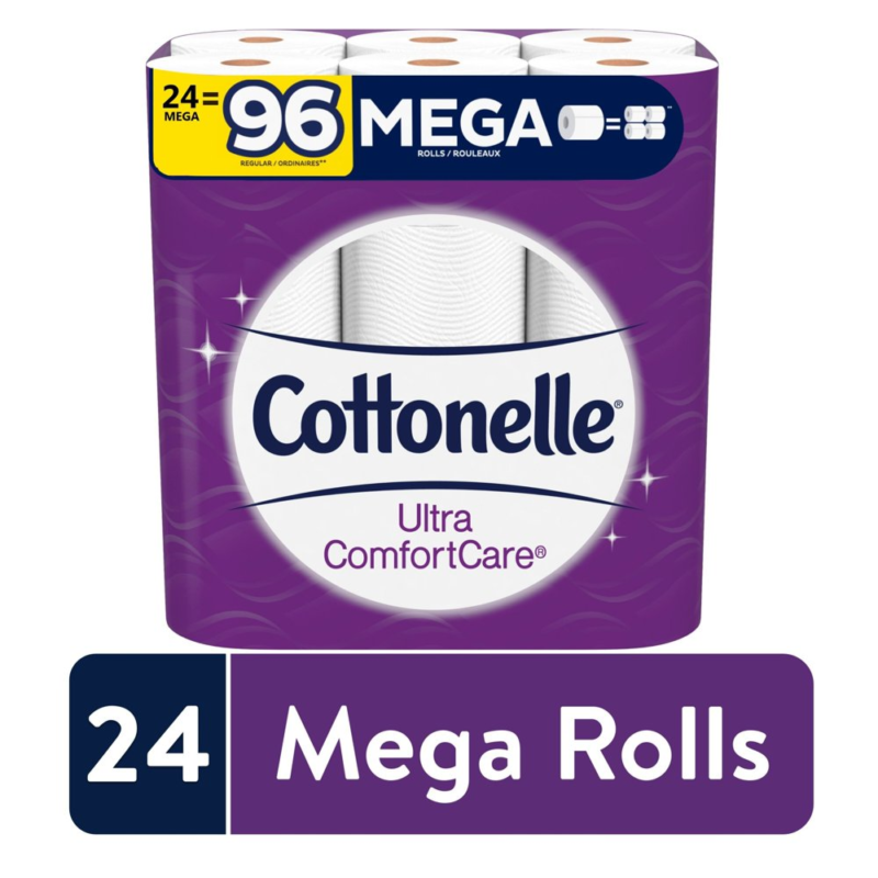 Cottonelle Ultra 24 Mega Rolls Toilet Paper