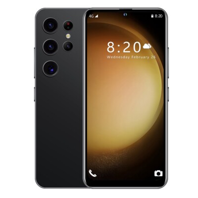 NEW S23 Ultra Unlocked Android 4+128GB Smartphone 6800mAh Dual SIM Mobile Cheap