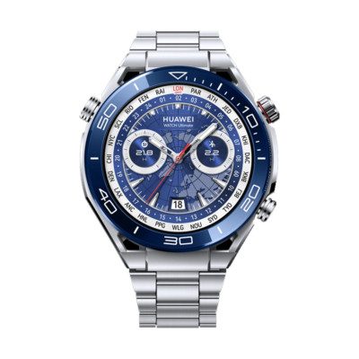Huawei Watch Ultimate 1.5in sapphire glass 210mm Titanium Strap Voyage Blue