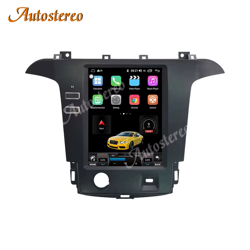 Qualcomm Snapdragon Android Carplay For Ford Galaxy S Max 2007-2015 Tesla Style