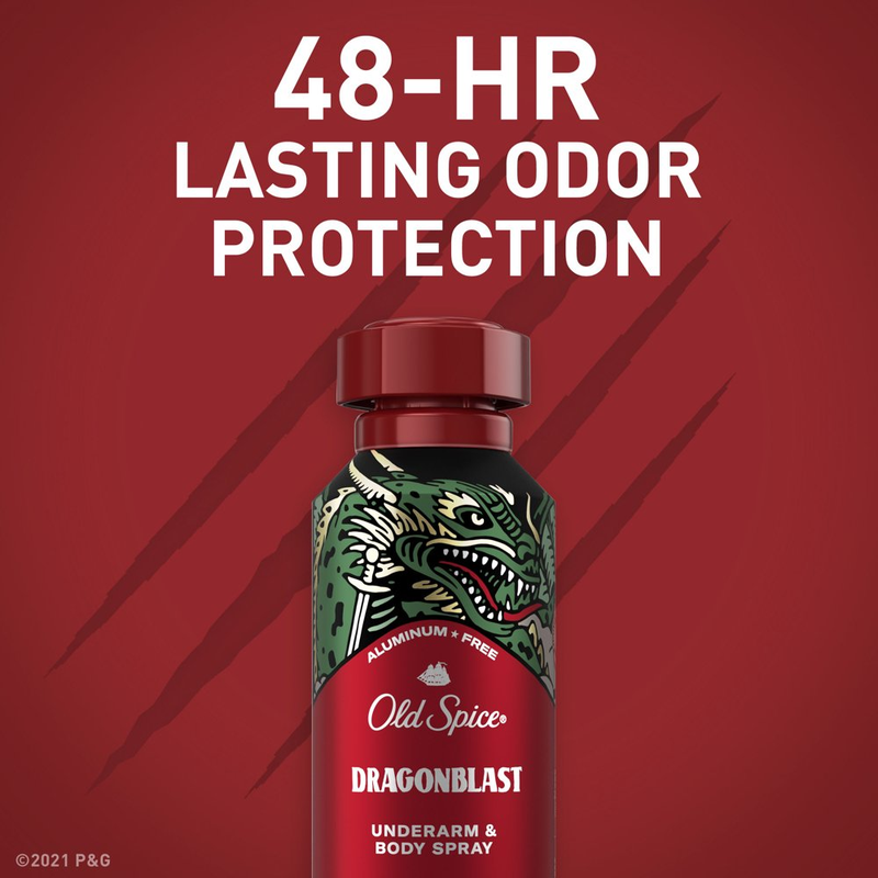 For Men Aluminum Free Dragonblast Odor Protection  5.1 Oz