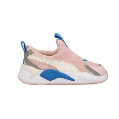 Puma RsX3 Slip On Infant Girls Синие, розовые кроссовки Повседневная обувь 309677-06