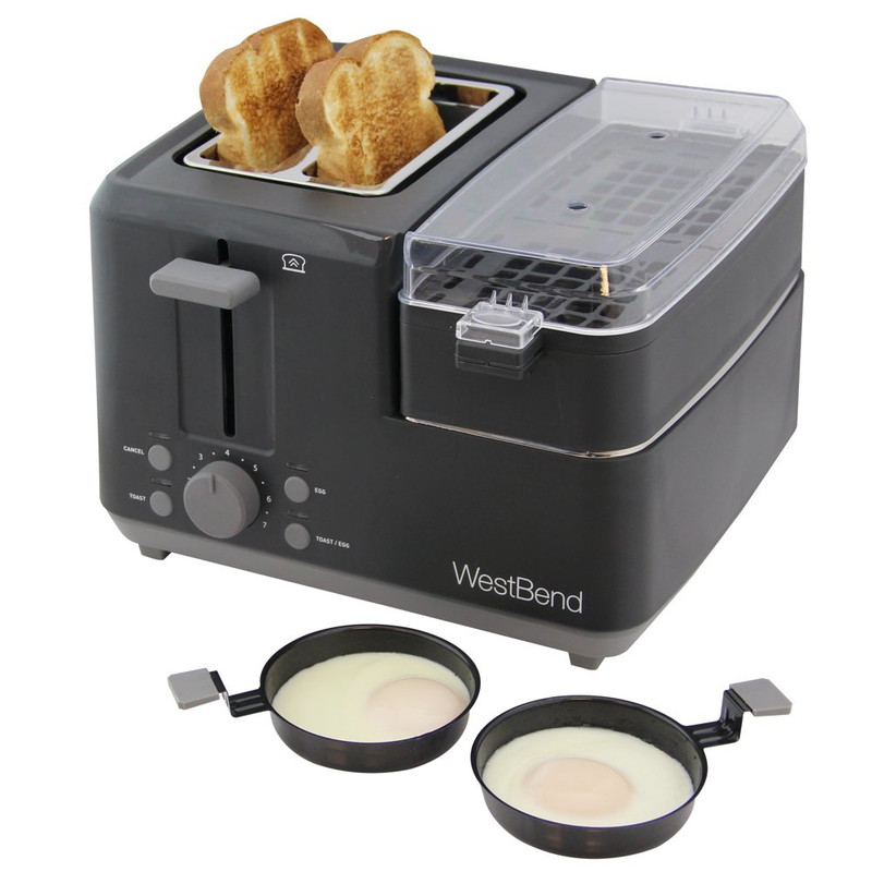 West Bend 2-Slice Breakfast Station Egg & Muff