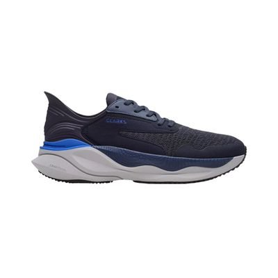 Clarks Pace Men's Navy APMA Approved Men's Walking Shoes Podiatrist Approved