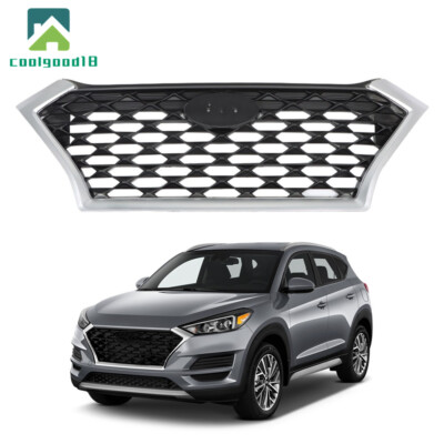 Передний вверхний Бампер решетк.  2019-2021 Hyundai Tucson всборе 86350-D3500