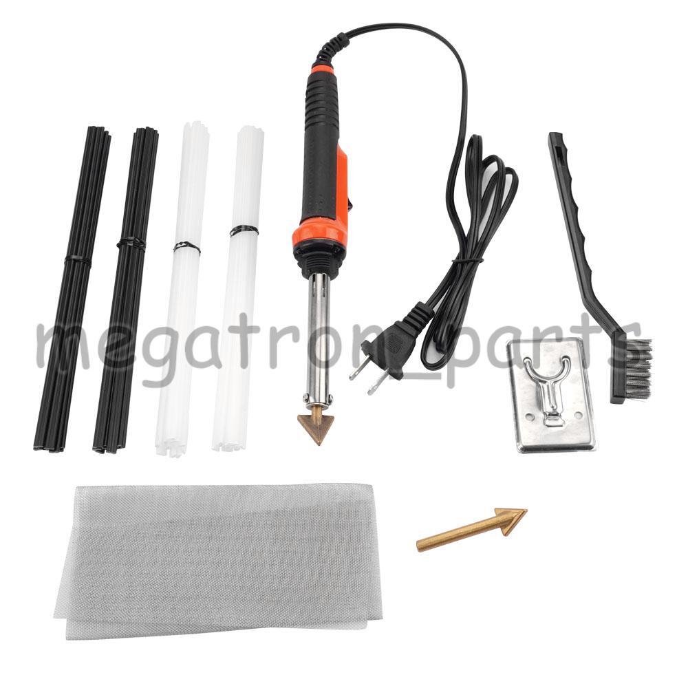 110V Electric Soldering Iron 80W Plastic Welding Kit for Bumper Kayak Repair DIY