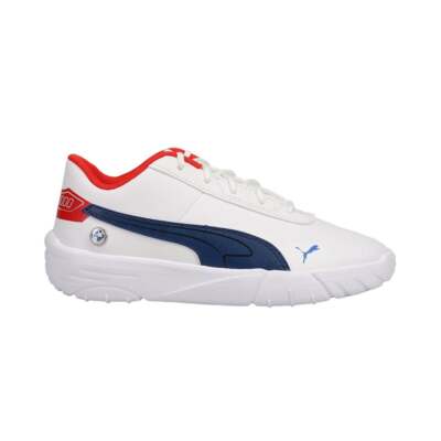 

Puma Bmw Mms Drift Cat Delta V Lace Up Молодежные мальчики Белые кроссовки Повседневная обувь 3, Белый, Puma Bmw Mms Drift Cat Delta V Lace Up Youth