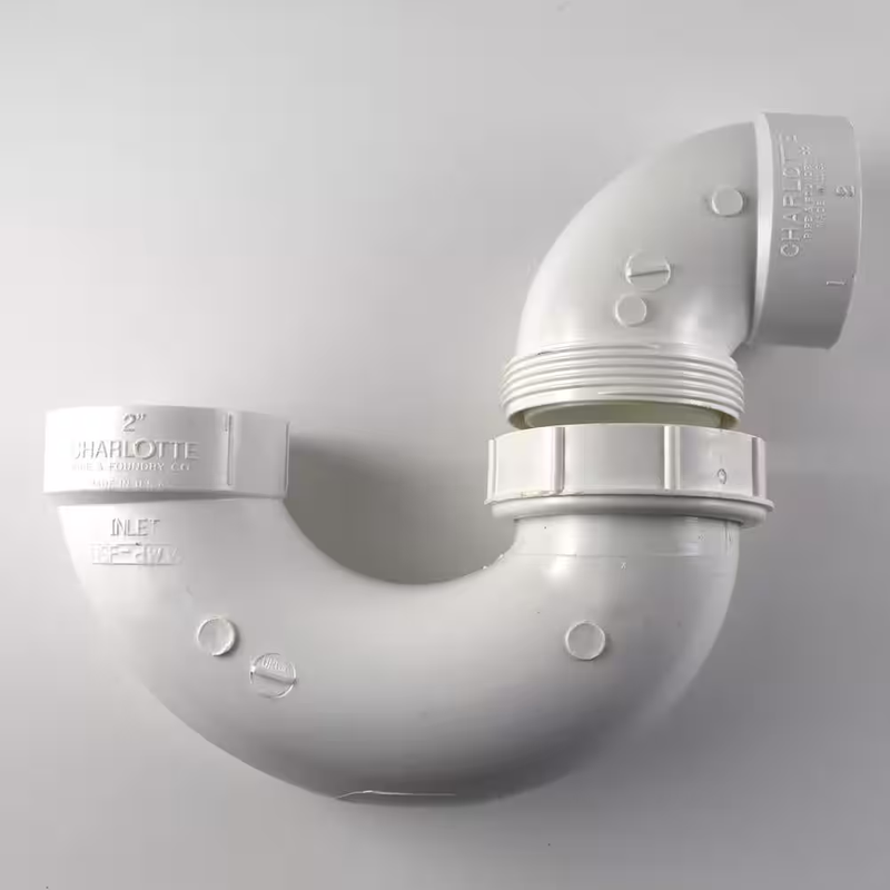 PVC DWV Pipe Fitting White Drain Waste Vent Non Pressure Plumbing Connector 140F