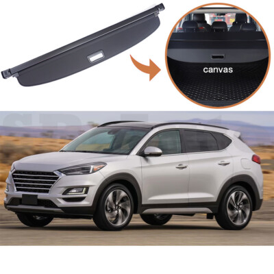 For Hyundai Tucson 2015-2020 Rear Trunk Shade Retractable Shield Cargo Cover