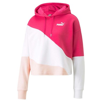 

Puma Power Cat Pullover Hoodie Женская розовая повседневная верхняя одежда 67397764, Розовый