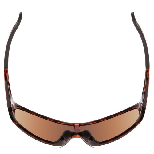 Pre-owned Smith Spinner Wrap Shield Sunglasses In Tortoise/cp Polarized Green Mirror 134mm In Multicolor