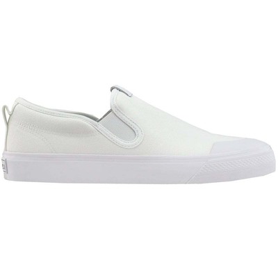 

Adidas Nizza Slip On Мужские белые кроссовки Повседневная обувь EF1185, Белый, adidas Nizza Slip On