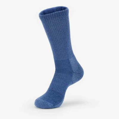 Thorlos Unisex WX Walking Moderate Cushion Crew Sock - Denim NWT