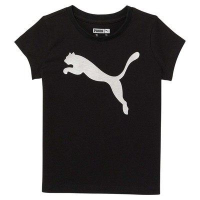 Черные повседневные топы Puma Untamed Pack Ctn Jersey Graphic для девочек 858271-01