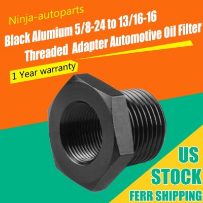 5/8-24 to 13/16-16 Adapter Automotive Aluminum Alloy Muzzle Thread Oil Filter US