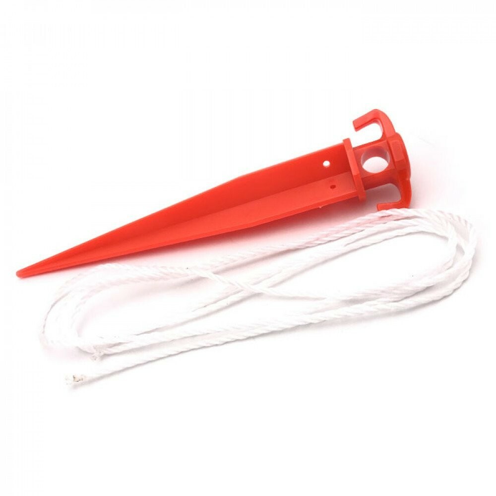 Picchetto Con Corda Supporto In Abs Base Per Ombrellone Mare Spiaggia 28cm idea