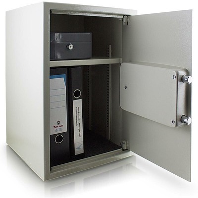 Schranktresor Wandsafe Safe Tresor Aktentresor elektronisch Lichtgrau Bituxx®