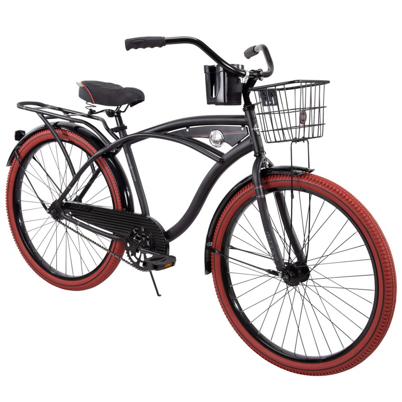 Huffy 26&rdquo; Nel Lusso Men'S Cruiser Bike, Matte Black