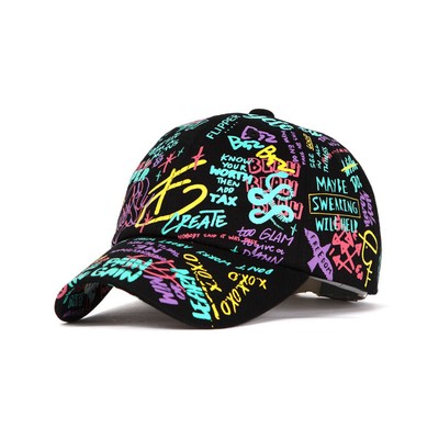 Flipper Skizze Graffiti Herren Damen Basecap Mützen Baseball Cap Kappe Hut S M L