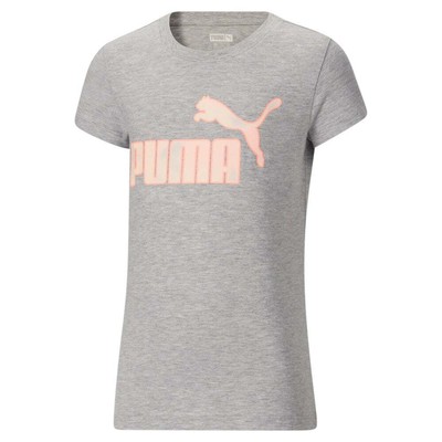 

Футболка с круглым вырезом Puma Logo Pack, повседневные топы для молодых девушек, размер , 857461, Grey, Puma Logo Pack Graphic Crew Neck T-Shirt Youth