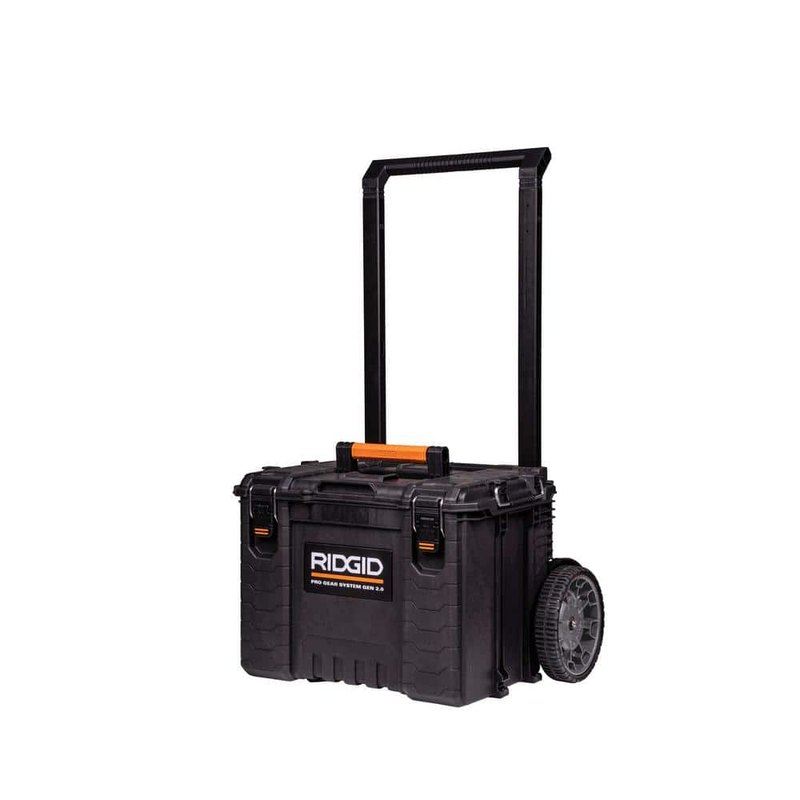 Power Tool Case Rolling Cart Storage Box Mobile Job All Terrain Wheels Portable