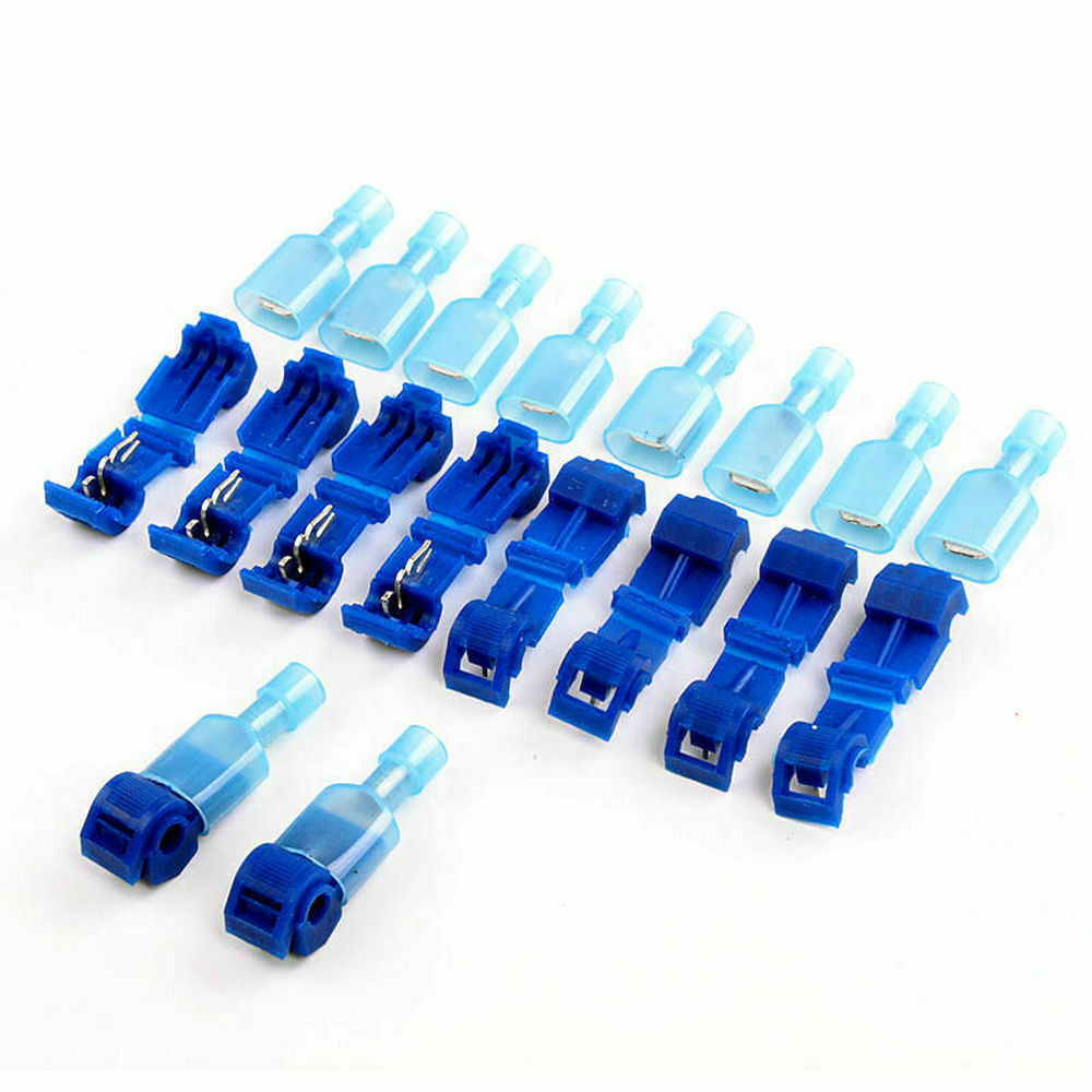 240 Pcs TTap Electrical Wire Crimp Terminals Quick Splice Cable Connectors Kit eBay
