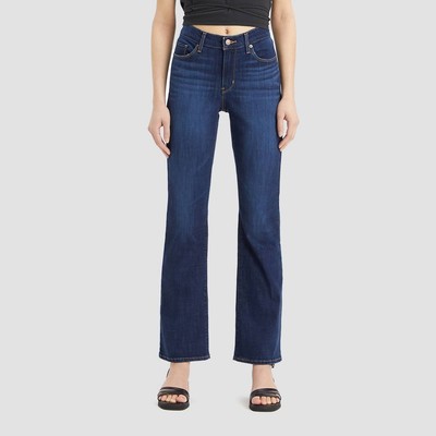 Женские джинсы Levis Bootcut, удлиняющие ноги, Sculpt Hypersoft, кобальтовый цвет Honor, 8