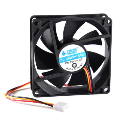 HXS 60 x 60 x 15 mm 12V/24V DC 0.1A 3-Pin Brushless Super