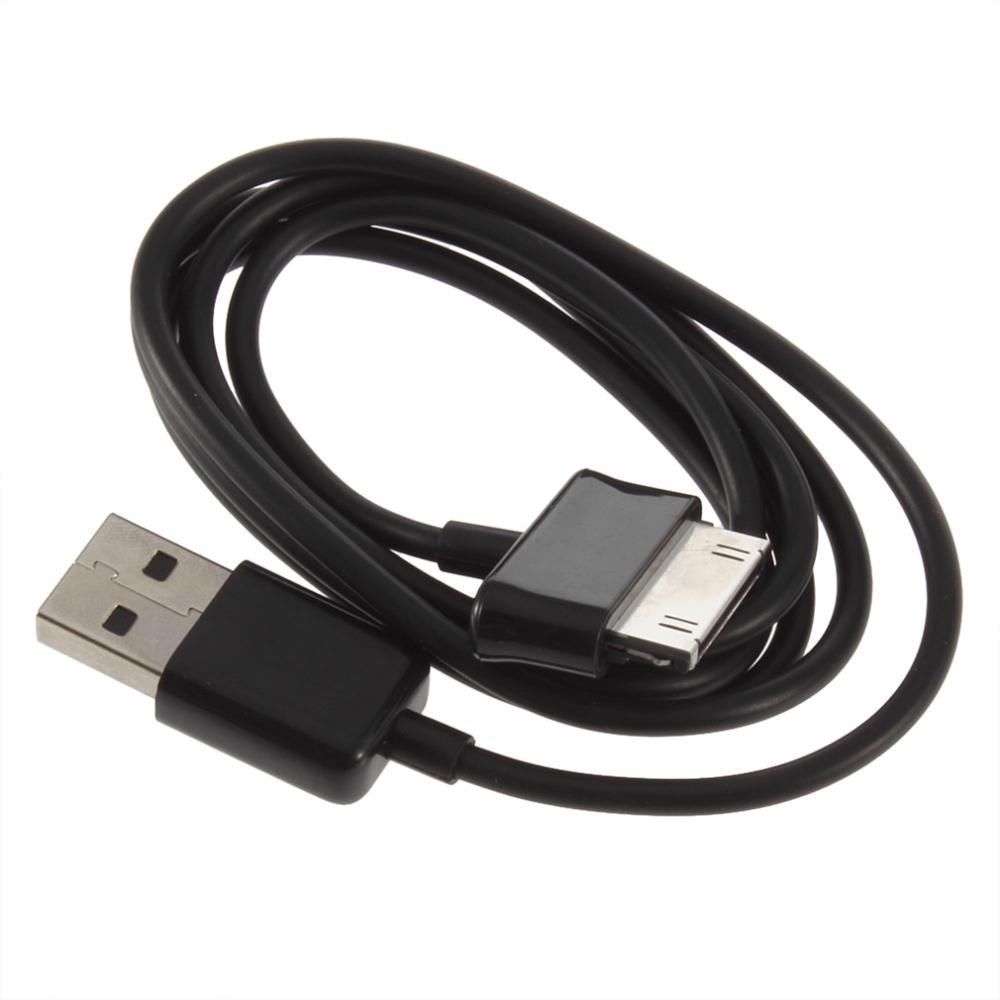 Cable de carga y datos usb negro para Samsung galaxy tab 2 10.1 p5100