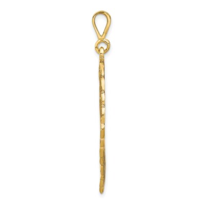 Pre-owned Superdealsforeverything Real 14kt Yellow Gold Filigree Lions Head Pendant