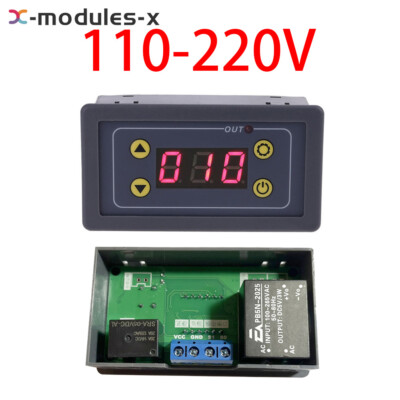 DC5/12/24V AC110-220V Delay Time Relay Module Timing Delay Cycle Switch Timer