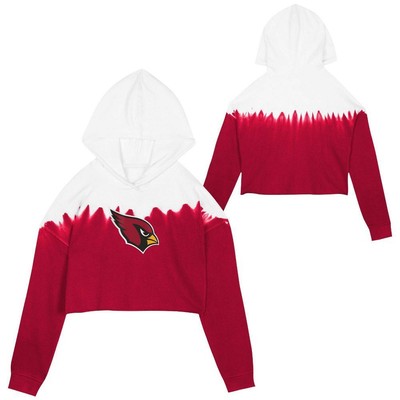 Укороченная толстовка с капюшоном для девочек NFL Arizona Cardinals - XL
