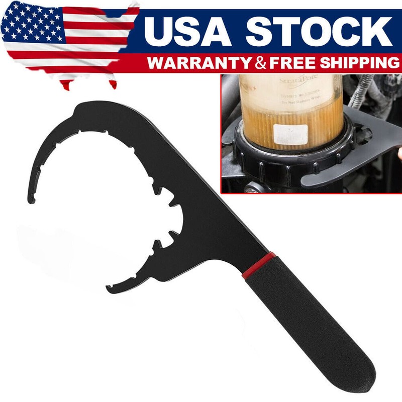 MO-Auto 61060 Diesel Fuel Filter Wrench – Stainless Steel For Paccar, Kenworth, Peterbilt & Cummins