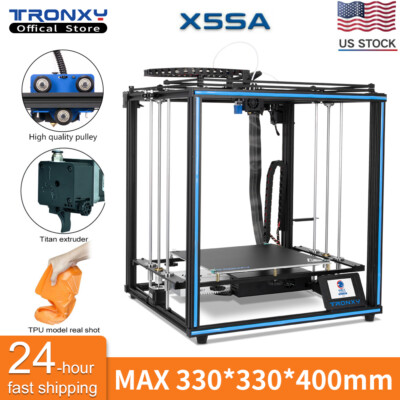 Tronxy New X5SA 3D Printer Core XY DIY Kit Large Size High Precision 330*330*400