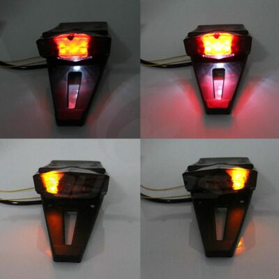 Universal Motorcycle LED Enduro Rear Fender Brake Tail Light Off Road Dirt Bike
