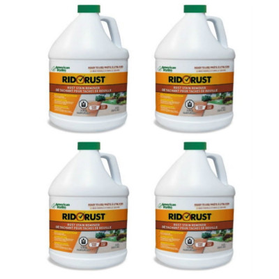 American Hydro Systems2662 Rid O' Rust Liquid Rust Stain Remover 1 Gallon 4 Pack
