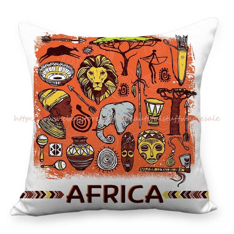 interior design ideas home Africa tribe cushion cover