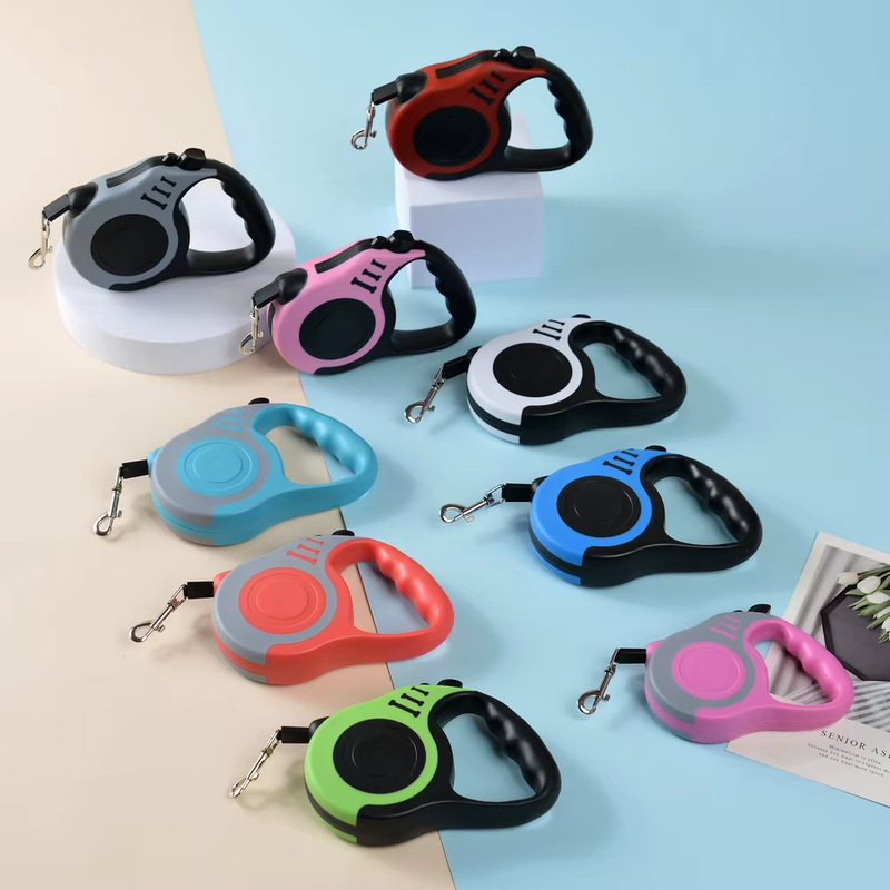 3 Meters 5 Meter Retractable Pet Dog Leash for Small Big Dogs Hiking Walking Tra