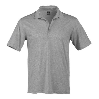 

Page - Tuttle Solid Heather Рубашка поло с коротким рукавом мужская серая повседневная P2003-STG, Grey, Page - Tuttle Solid Heather Short Sleeve Polo Shirt