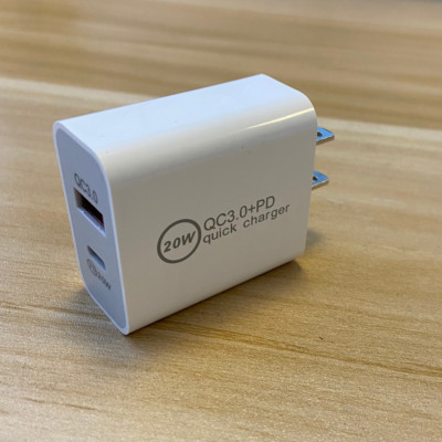 For iPhone Android PD 20W QC Fast Charger Block USB C Type C Wall Power Adapter