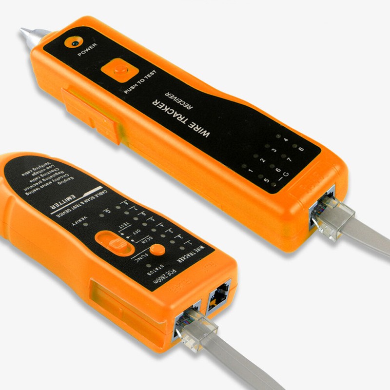 Cable Tester Wire Tracker Network Telephone Line Tracer Toner Lan Phone Rj11/45